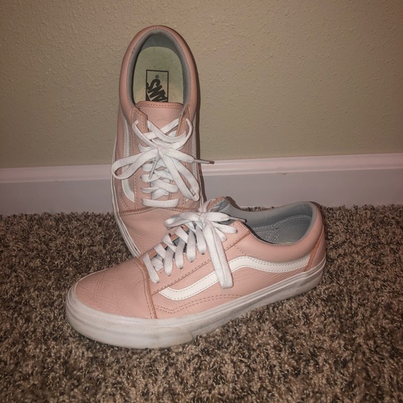 Vans Shoes - Pink Leather Vans
